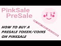 How to buy a presale token on Pinksale finance (How to buy a presale token) #presale