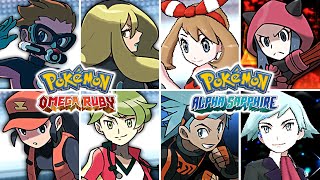 Pokémon Omega Ruby & Alpha Sapphire - All Trainer Animations (& Defeat)