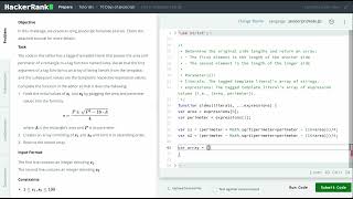 Hackerrank 10 Days of Javascript - Day 5: Template Literals