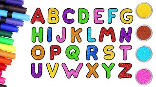 How to Draw Alphabets | ABC Kaise Banate Hain | Step-by-Step Drawing for Kids | Chiki Art Hindi