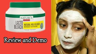 Nature's Essence Lacto Bleach | Natural Milk Bleach | Review and Demo | Bleach without Activator |