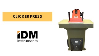 Hydraulic Clicker Press - Leather, Foam, Paper, Plastic, Textile - IDM Instruments Pty. Ltd.