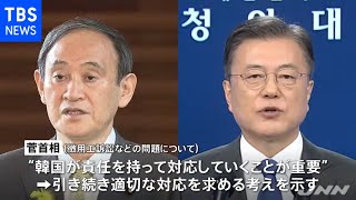 菅首相 韓国大統領との会談に含み