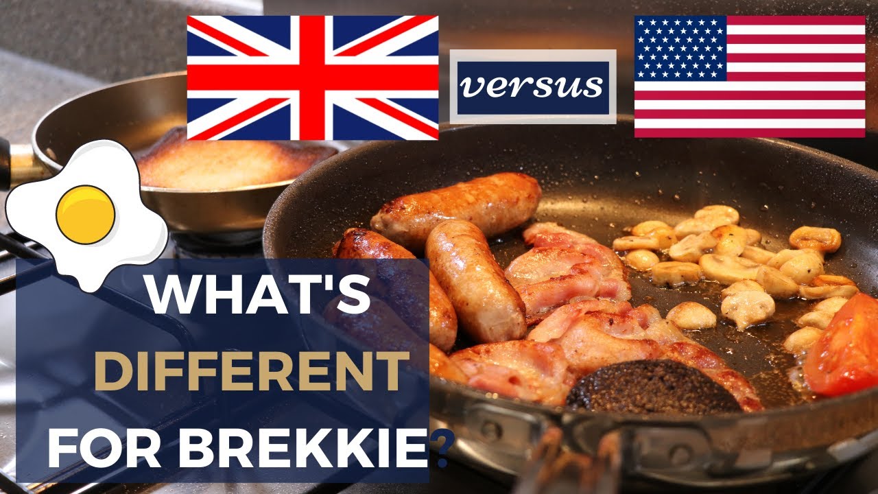 AMERICAN VS BRITISH BREAKFAST FOOD | HOW TO COOK A TRADITIONAL FULL ...