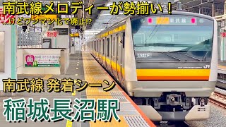 Amazing Japan train! JR East Nambu Line Inagi-Naganuma Station