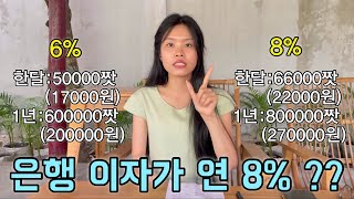 미얀마 은행(외국인발급절차.서류)연이자6~8% 방법