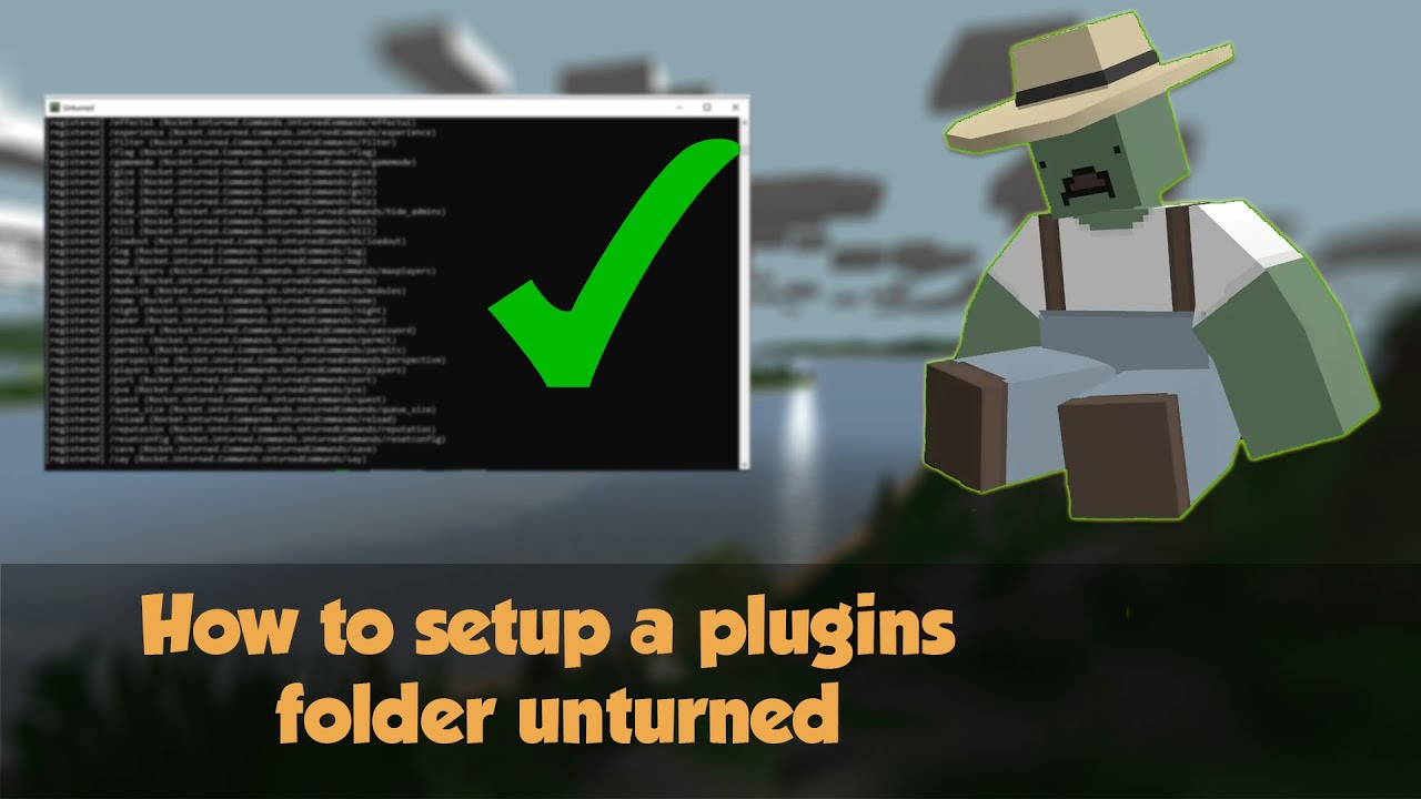 How To Add A Plugin Rocketmod Folder Unturned Youtube