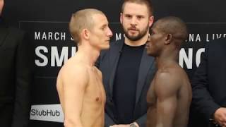 BABY FACE RETURNS! - PAUL BUTLER v FADHILI MAIJIHA - OFFICIAL WEIGH-IN VIDEO IN LIVERPOOL