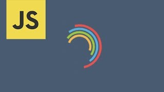 Loading Animation Rainbow using HTML & javascript