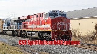 CSX Spirit units on Q410 and more