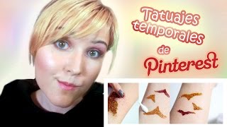 A PRUEBA: TATUAJES TEMPORALES CASEROS DE PINTEREST. ¿FUNCIONAN? 💀 @Valdahla