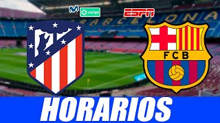✅Donde ver ATLÉTICO DE MADRID vs FC BARCELONA En Vivo ⚽VER ATLETI BARCELONA *HORARIOS* LA LIGA 2023