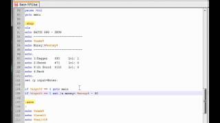 Scripting a Batch RPG #3 - The Shops Code