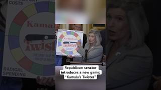 Sen. Joni Ernst can't get her “Kamala’s Twister” prop to work #shorts