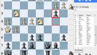 Chess World.net: LIVE Blitz #794 vs Sagobert (2080) - Sicilian Defense : Smith-Morra gambit (B21)