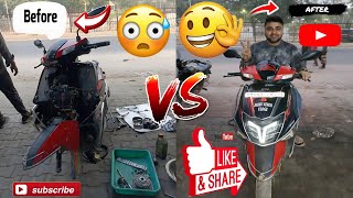 Meri Ntorq Scooty Ka Kaam Our Service Pura Ho Gaya 😍 Finally Laal Pari Happy Now♥️