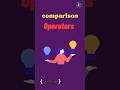 Comparison Operator in javascript | Operators in javascript #javascript tutorial in 1 minutes
