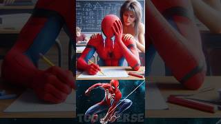 Superheroes and school work | Avengers vs DC - All Characters #avengers #shorts #marvel #spiderman