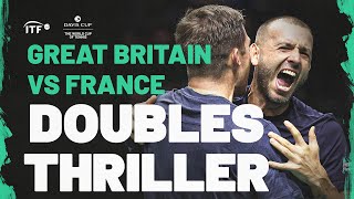 Great Britain vs France Doubles Thriller | 2023 Davis Cup Finals Group Stage