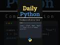 What is List Comprehension in Python? #pythonforbeginners #dailypython #codingtutorial