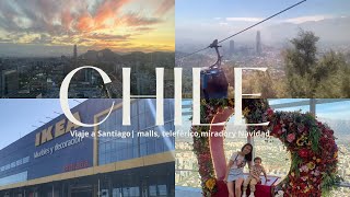 Viaje a Santiago, Chile | 🎄Paseo por la ciudad, Malls, teleférico, Sky Costanera,  y mucha Navidad.