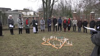 PUNKTum Gedenken an Holocaustopfer in Eisleben