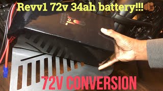 Revv1 72v 5000w conversion pt2