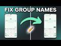 How to Name a Group Text on Android - Full Tutorial