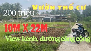 MS1666: CHỦ NGỘP! CÒN 2 THỬA ĐẤT THỔ CƯ 10M x 22M GIÁ RẺ CHỢ GẠO | KHOA NHÀ ĐẤT TIỀN GIANG