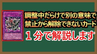 【１分解説】特殊勝利唯一の禁止カード