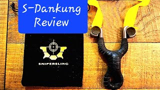 Snipersling S-Dankung Review #slingshots #slingshotshooting #outdoors #adventure #snipersling