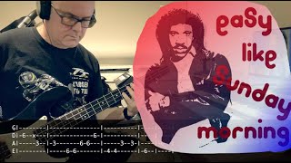 Easy - Like Sunday Morning - by Commodores - Lionel Richie (Bass Cover with tabs)