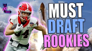9 ROOKIES I CAN’T STOP DRAFTING FROM EVERY ROUND - 2024 Dynasty Fantasy Football Ladd/Bowers/Burton