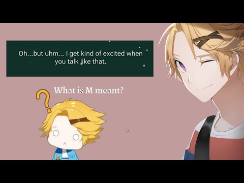 Mystic messenger yoosung is a masochist and he is excited when u say will punish him