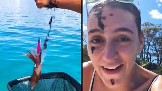 Baby Moose Saved From Drowning In Lake
