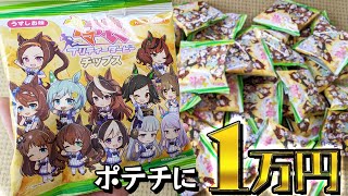 25gで248円は高い？いや！単発ガチャより安い！ファミマ限定ウマ娘チップス推しレア狙いで40連1万円分開封