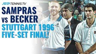 Pete Sampras vs Boris Becker: Classic Tennis Highlights | Stuttgart 1996 Final