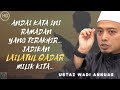 USTAZ WADI ANNUAR : MALAM LAILATUL QADAR...