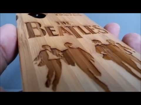 Kayukoya : Piece of Art - The Beatles Laser Engraved on Wood Case Kayukoya : Piece of Art - The Beatles Laser Engraved on Wood Case