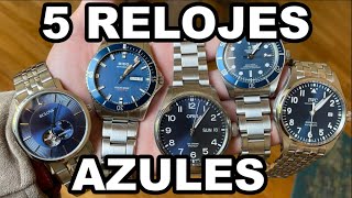 5 Relojes Azules. IWC, Tudor, Oris, Mido y Bulova. Mi Yorch Style.