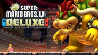 New Super Mario Bros U Deluxe Switch: All Bosses vs Peachette (No Damage)
