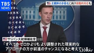 米大統領補佐官、北朝鮮の非核化に向け段階的対応を示唆