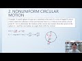 lec35 物理 一 nonuniform circular motion 變速率圓周運動