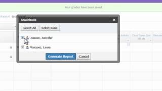 Printing Grade Reports and Exporting Grades