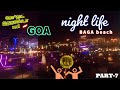 ♌ BAGA BEACH in goa night life | Moto surveying #tamil #travel #goa #bagabeach #r15v4