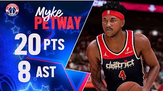 Myke Petway em VITÓRIA EXPRESSIVA DO WIZARDS 🫡  contra o Houston Rocket