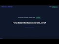 How Does Inheritance Work in Java? | Interview Question
