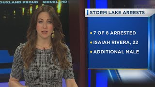 Storm Lake Arrests