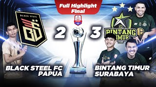 [Full Highlight] Black Steel FC Papua Vs Bintang Timur Surabaya |Final| 3Second Futsal SuperCup 2024