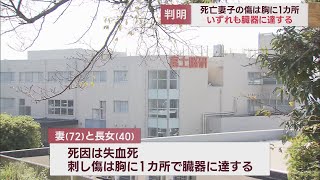 男が妻子を刺して殺害し自殺した事件　妻子の傷はいずれも胸の１カ所　静岡・富士宮市